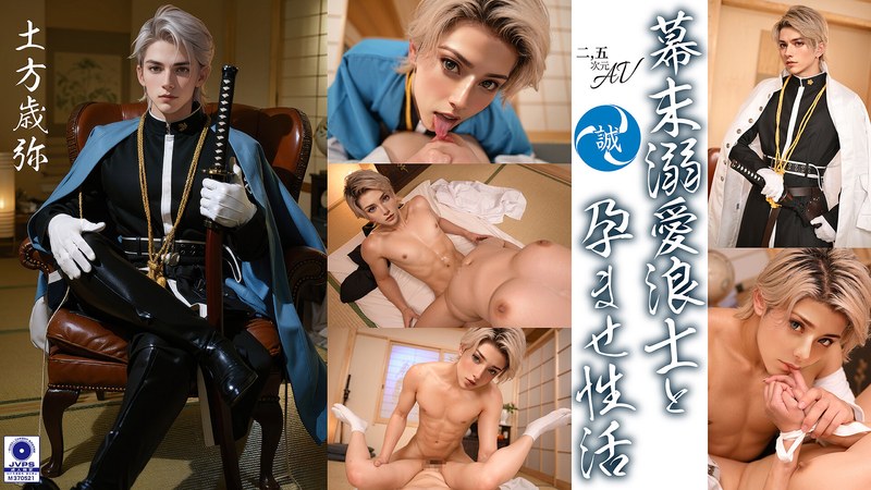 【無料フル】【2.5次元】幕末溺愛浪士と孕ませ性活｜1vaiav00018