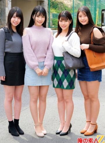 【無料フル】素人女子2人と童貞1人の夢の3Pハーレム生筆おろし りな/さくら/みくる/あすな｜h_1732orecs00590